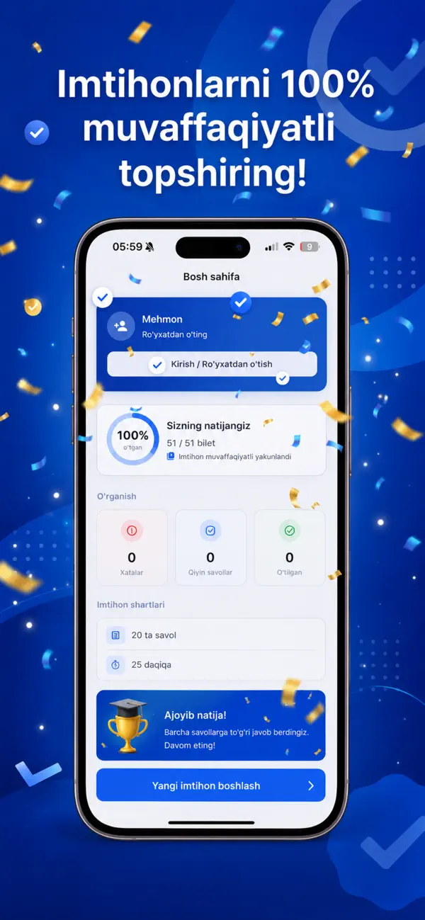 Prava Test UZ — App Store